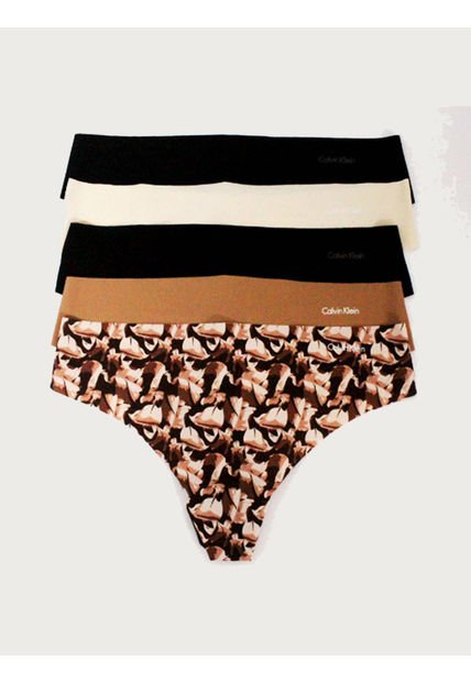 Paquete De 5 Tangas Invisibles Mujer Mujer  Calvin Klein