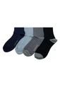 Pack De 4 Medias Largas Azul Para Hombre Calvin Klein de Calvin Klein