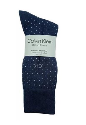 Pack De 4 Medias Largas Azul Para Hombre Calvin Klein