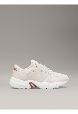 Tenis Beige De Cuero Sintético Calvin Klein Calvin Klein