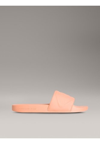 Sandalias Beige Con Monograma En Relieve Calvin Klein Calvin Klein
