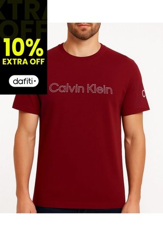 Camiseta Rosada Con Logo Traveling Calvin Klein Calvin Klein