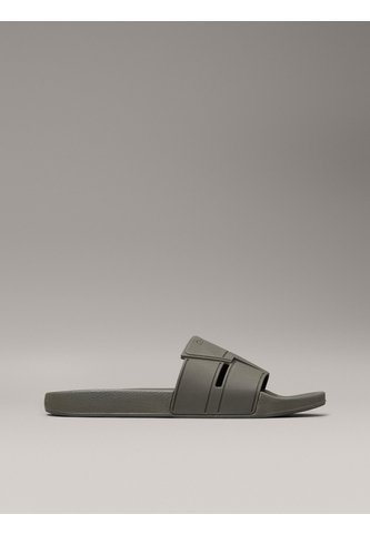 Sandalias Verde Con Logotipo Calvin Klein Calvin Klein