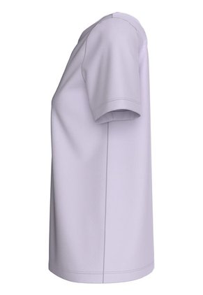 Camiseta Morado De Algodón Con Insignia Calvin Klein