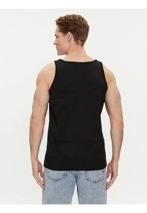 Camiseta Negra Tipo Esqueleto Con Logo Calvin Klein