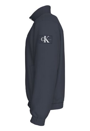 Chaqueta Azul De Nailon Acolchado Con Cremallera Calvin Klein