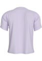 Camiseta Morado Slim De Canalé De Algodón Calvin Klein de Calvin Klein