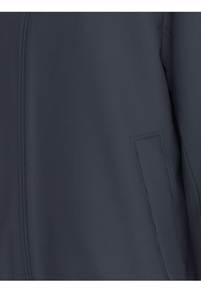 Chaqueta Azul De Nailon Acolchado Con Cremallera Calvin Klein