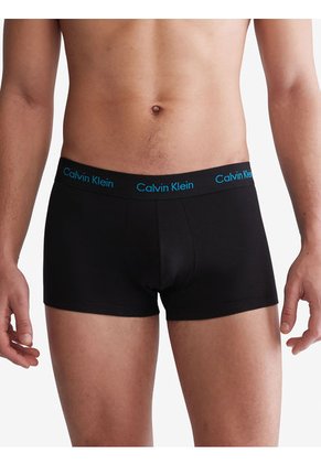 Pack Negro De 3 Boxer Low Rise Trunk - Cotton Stretch Calvin Klein