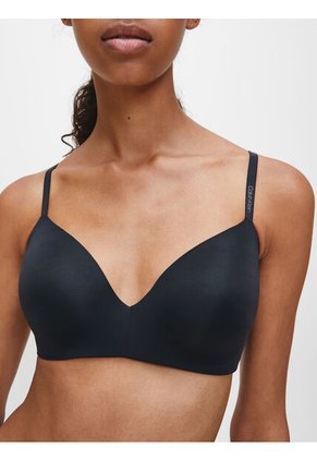 Brassier Negro Microfibra Lightly Forrada Demi Mujer