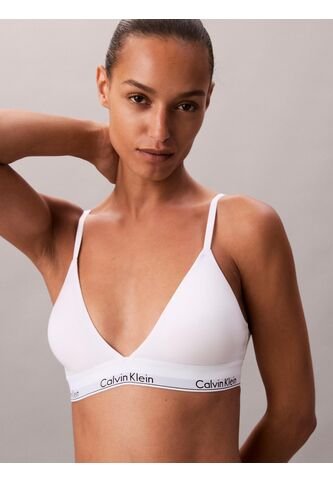 Bralette Blanco Triangular - Icon Cotton Modal Calvin Klein Calvin Klein