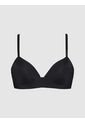 Brassier Negro Microfibra Lightly Forrada Demi Mujer de Calvin Klein