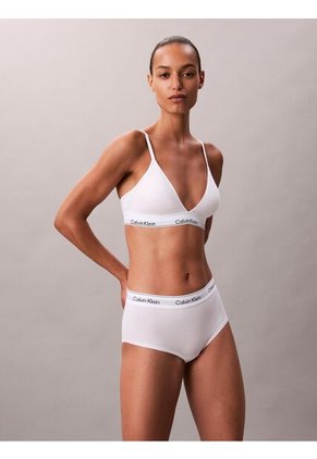 Bralette Blanco Triangular - Icon Cotton Modal Calvin Klein