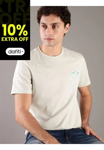 Camiseta Verde Con Logo Calvin Klein Calvin Klein