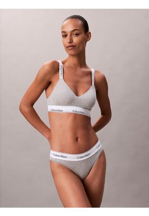 Corpiño Gris Con Forro Ligero - Icon Cotton Modal Calvin Klein