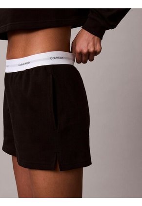 Pantalonetas Negro De Estar Por Casa Con Logo Calvin Klein