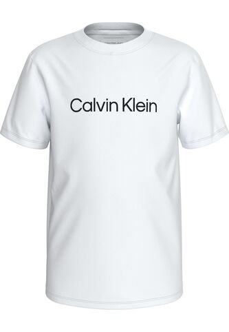 Camiseta Blanca Con Logo Infantil Calvin Klein Calvin Klein