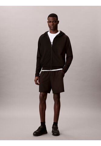 Buzo Negro Con Capota Y Cremallera De Viaje Calvin Klein Calvin Klein