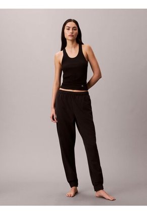 Jogger Negro De Estar En Casa - Cotton Terry Calvin Klein
