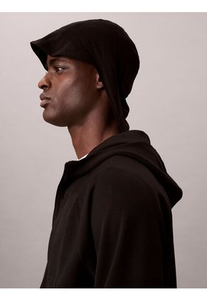 Buzo Negro Con Capota Y Cremallera De Viaje Calvin Klein