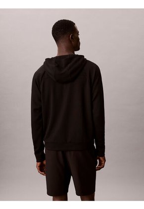 Buzo Negro Con Capota Y Cremallera De Viaje Calvin Klein