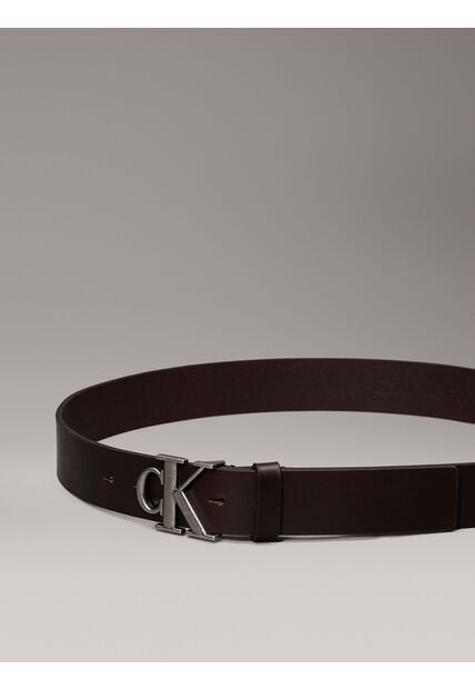Cinturón Marrón De Cuero Calvin Klein