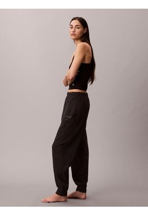 Jogger Negro De Estar En Casa - Cotton Terry Calvin Klein