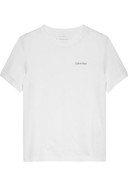 Camiseta Blanca Infantil Calvin Klein
