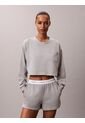 Pantalonetas Gris De Estar Por Casa Con Logo Calvin Klein de Calvin Klein