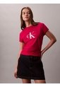 Camiseta Rosada Clásica Con Monograma Estampado Calvin Klein de Calvin Klein