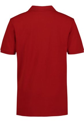 Polo Rojo Con Logotipo En Vertical Para Niño Calvin Klein