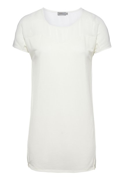 Camiseta Para Mujer Manga Corta Blanca Calvin Klein