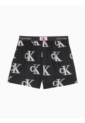 Bóxer Negro Con Estampado - CK96 Calvin Klein