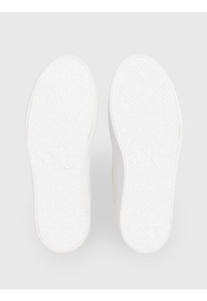 Tenis Blanco De Plataforma De Cuero Calvin Klein