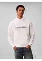 Buzo Blanco Con Capucha De Corte Regular Calvin Klein de Calvin Klein