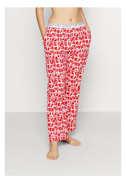Pantalón De Pijama Mujer Naranja Mujer  Calvin Klein