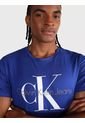 Camiseta Basica De Algodón Con Monograma Para Hombre Calvin Klein Calvin Klein de Calvin Klein