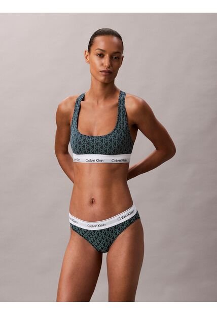 Bralette Verde Sin Forro - Icon Cotton Modal Calvin Klein