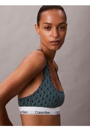 Bralette Verde Sin Forro - Icon Cotton Modal Calvin Klein