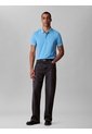 Polo Celeste Con Monograma Bordado Calvin Klein de Calvin Klein