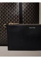 Bolso Negro Tote Pequeño Con Logo Monograma Con Bolsito Calvin Klein de Calvin Klein