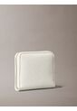 Billetera Blanca Cuadrada Con Cremallera Y Monograma Calvin Klein de Calvin Klein