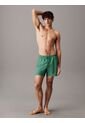 Traje Verde De Baño De Largo Medio Con Cordón - Logo Tape Calvin Klein de Calvin Klein