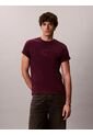 Camiseta Roja De Manga Corta Con Monograma Estampado Calvin Klein de Calvin Klein