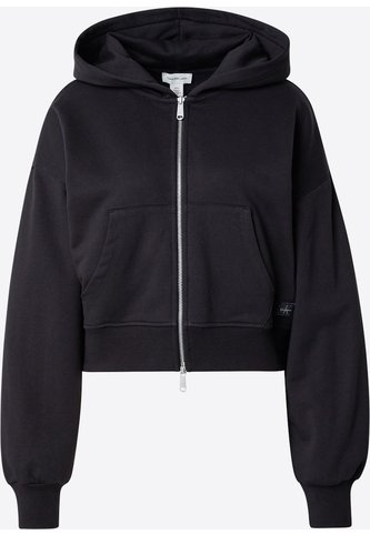Buzo Negro Con Cremallera Calvin Klein Calvin Klein