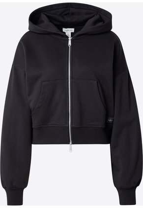 Buzo Negro Con Cremallera Calvin Klein