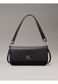 Bolso Negro De Hombro Minimal Monograma Calvin Klein de Calvin Klein