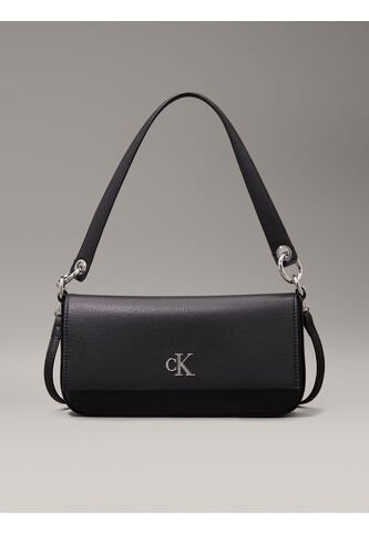 Bolso Negro De Hombro Minimal Monograma Calvin Klein Calvin Klein