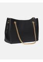 Bolso Negro De Hombro Con Monograma Calvin Klein de Calvin Klein