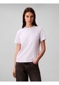 Camiseta Blanca Clásica Con Logo Estampado Calvin Klein de Calvin Klein
